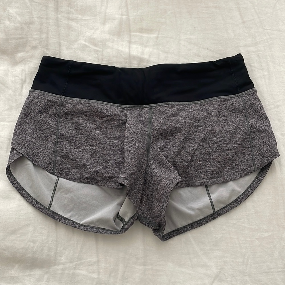 Grey lululemon shorts